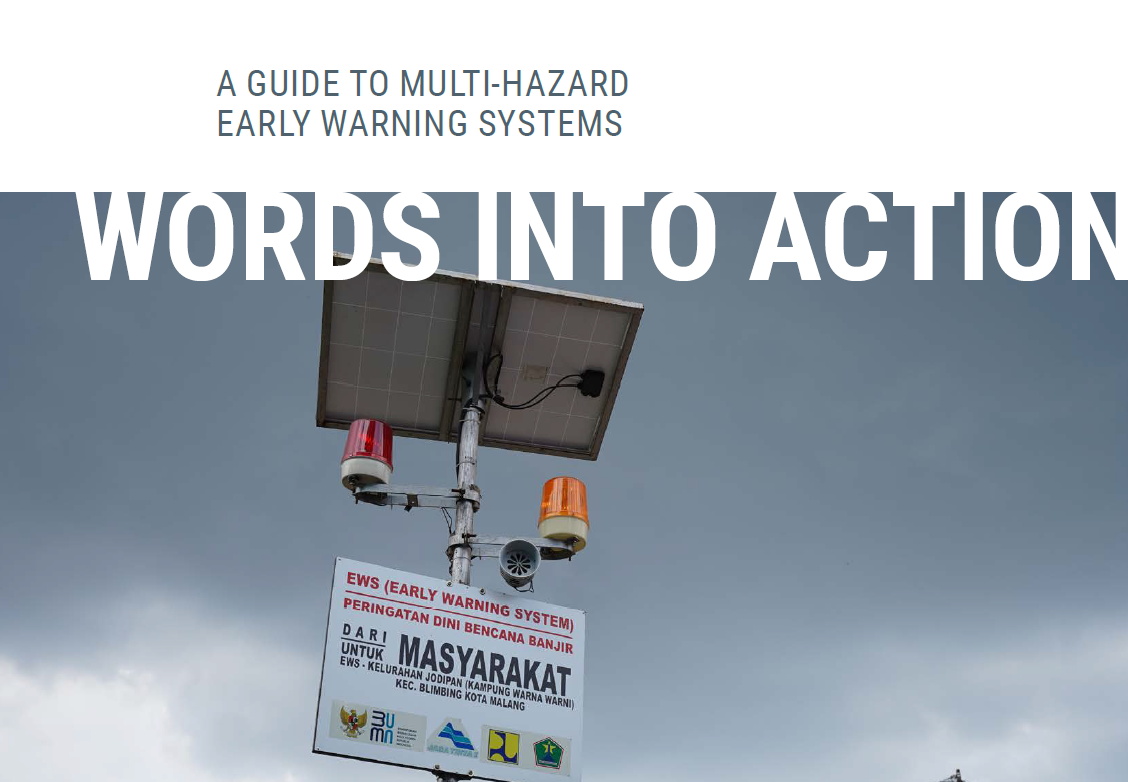 Words into Action guidelines Multihazard early warning systems UNDRR